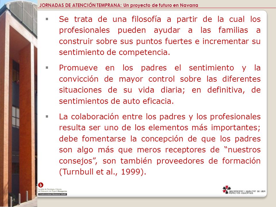 JORNADAS DE ATENCIÓN TEMPRANA: Un proyecto de futuro en Navarra