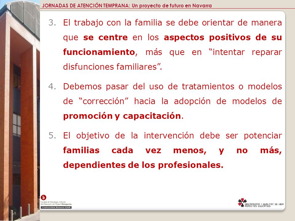 JORNADAS DE ATENCIÓN TEMPRANA: Un proyecto de futuro en Navarra