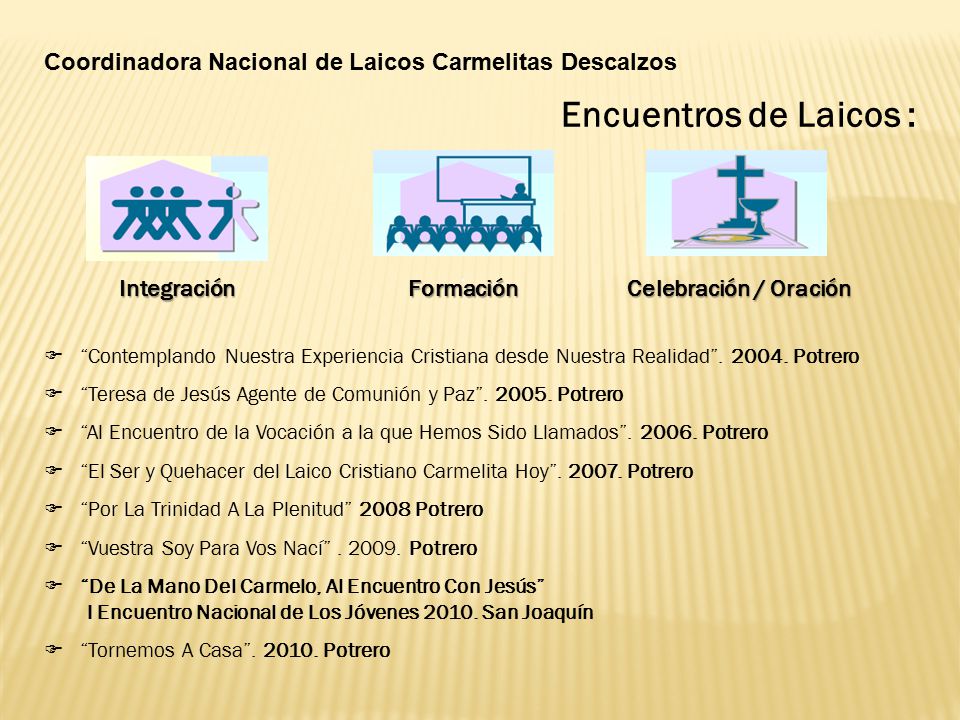 Coordinadora Nacional de Laicos Carmelitas Descalzos