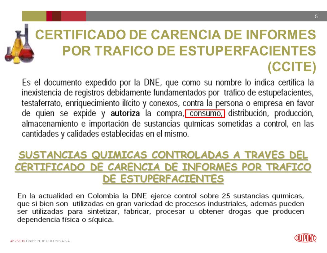 CERTIFICADO DE CARENCIA DE INFORMES POR TRAFICO DE ESTUPERFACIENTES (CCITE)