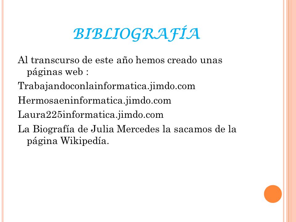 bibliografía