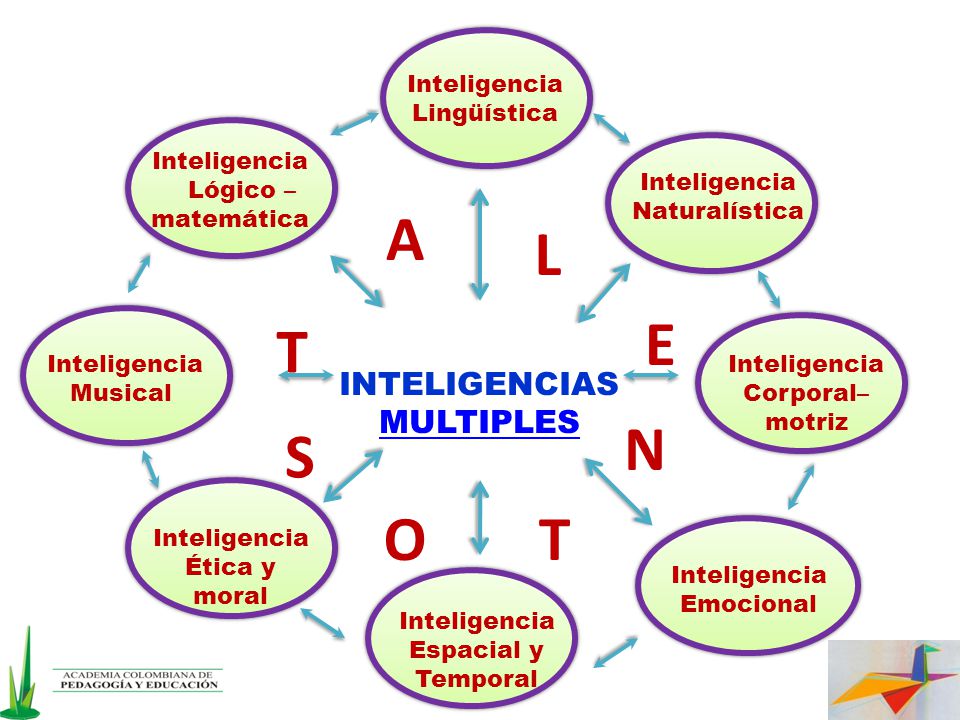 A L E T N S O T INTELIGENCIAS MULTIPLES Inteligencia Lingüística