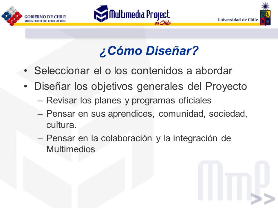 ¿Cómo Diseñar Seleccionar el o los contenidos a abordar