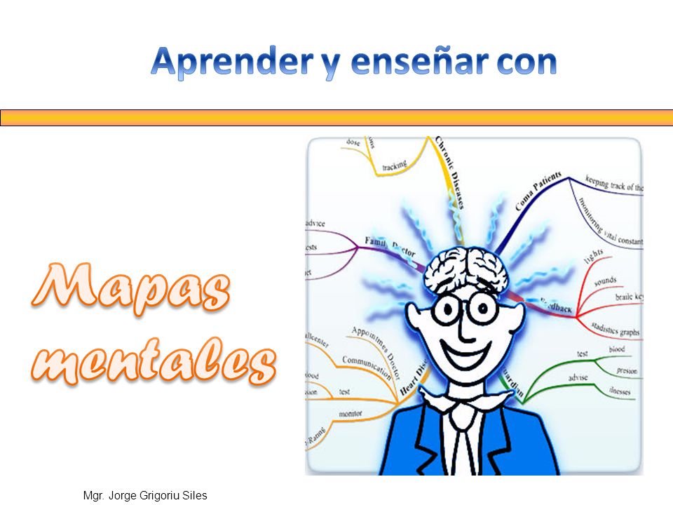Aprender y enseñar con Mapas mentales Mgr. Jorge Grigoriu Siles