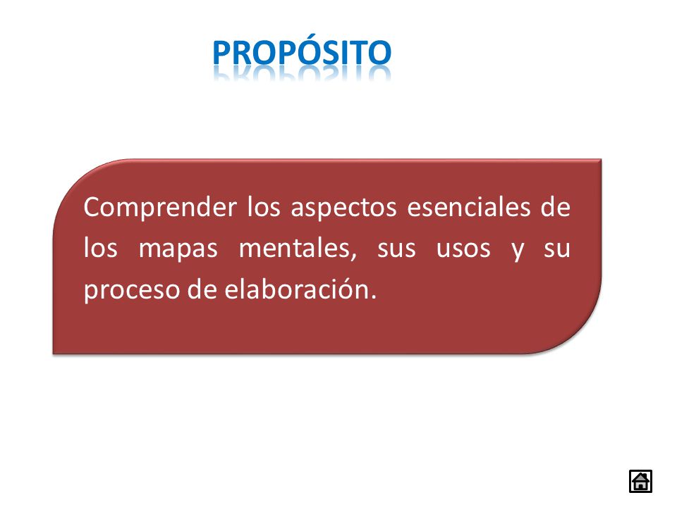 PROPÓSITO Comprender los aspectos esenciales de los mapas mentales, sus usos y su proceso de elaboración.
