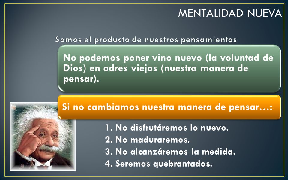 Somos el producto de nuestros pensamientos