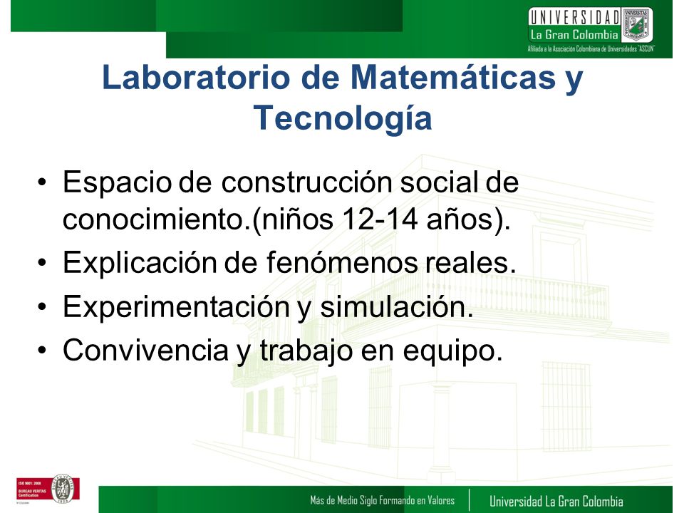 Laboratorio de Matemáticas y Tecnología