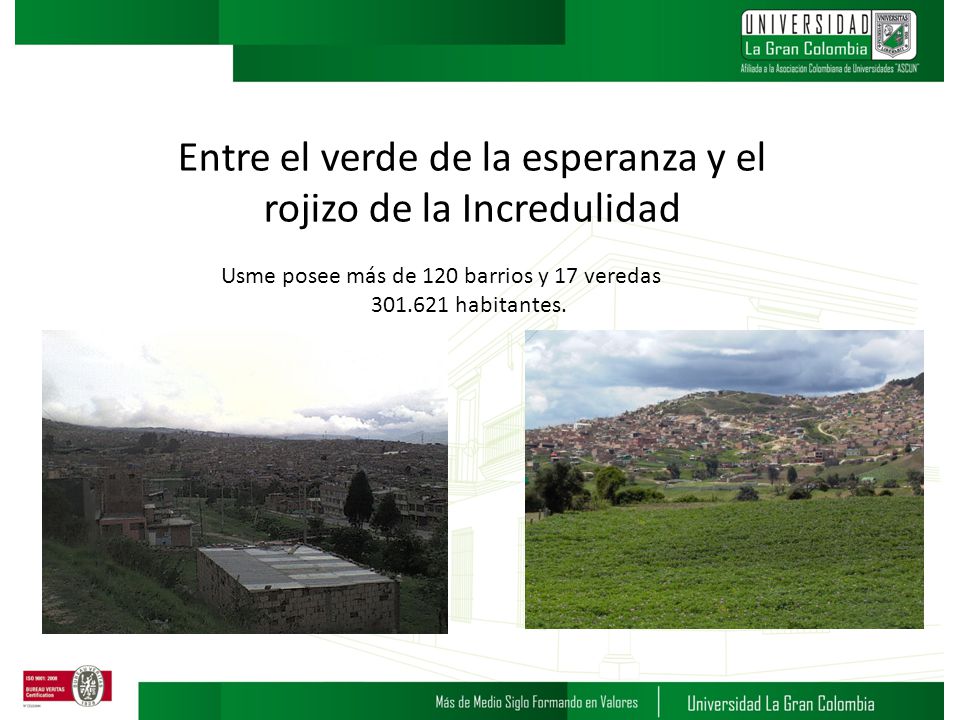Entre el verde de la esperanza y el rojizo de la Incredulidad