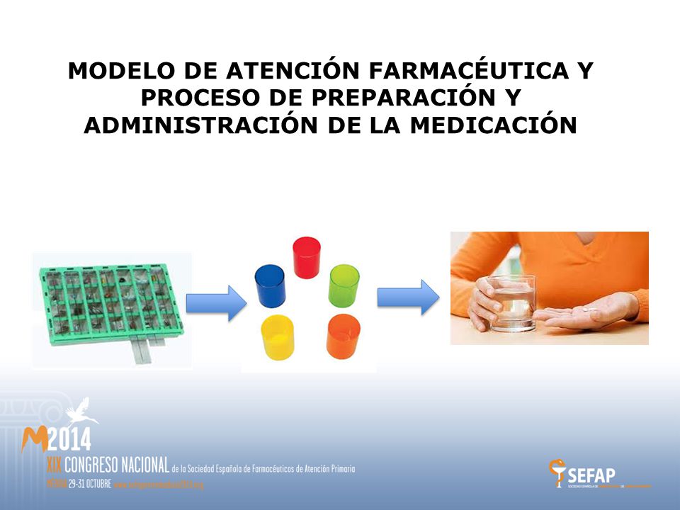 MODELO DE ATENCIÓN FARMACÉUTICA Y PROCESO DE PREPARACIÓN Y ADMINISTRACIÓN DE LA MEDICACIÓN