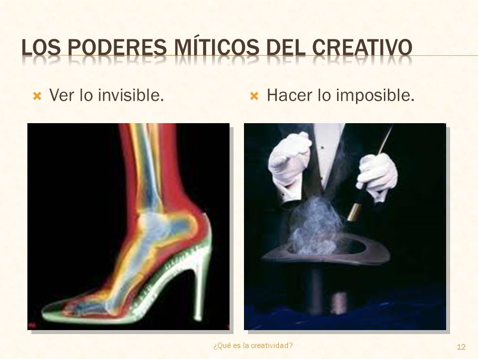 Los poderes míticos del creativo