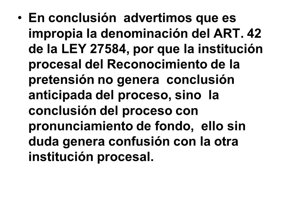 En conclusión advertimos que es impropia la denominación del ART