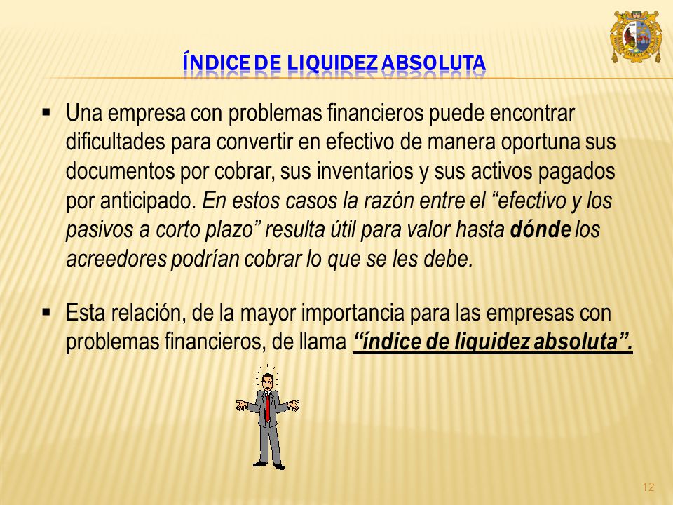Índice de liquidez absoluta