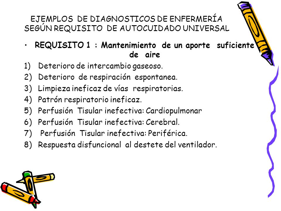 REQUISITO 1 : Mantenimiento de un aporte suficiente de aire