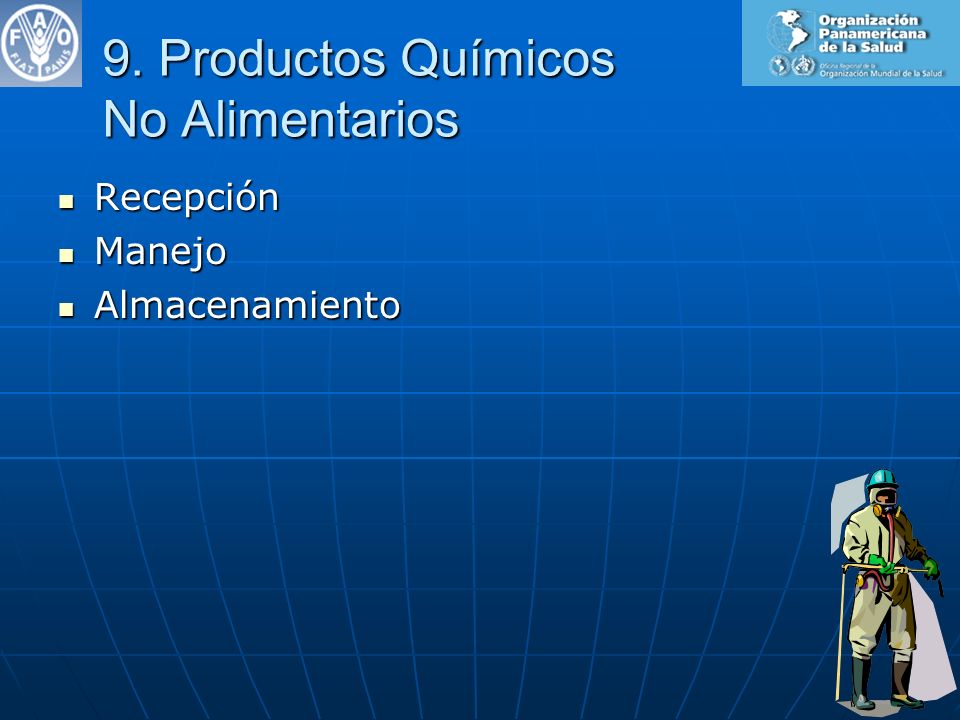9. Productos Químicos No Alimentarios