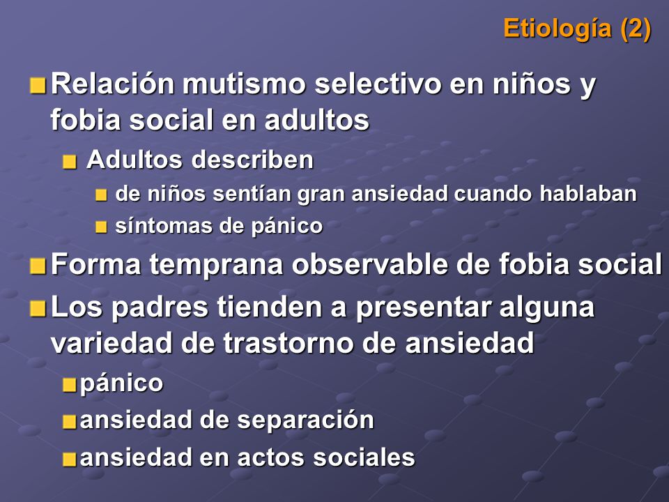 Mutismo Selectivo Wwwcentrelondres94 Com Wwwfamilianova Schola Com Ppt Descargar