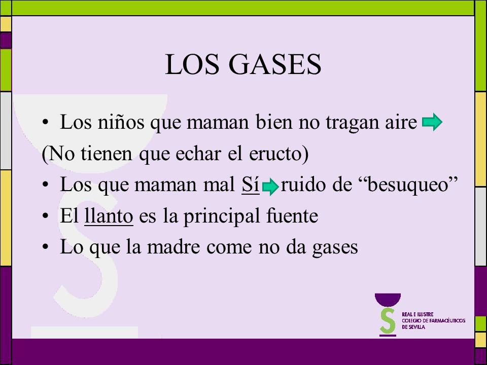 LOS GASES Los niños que maman bien no tragan aire