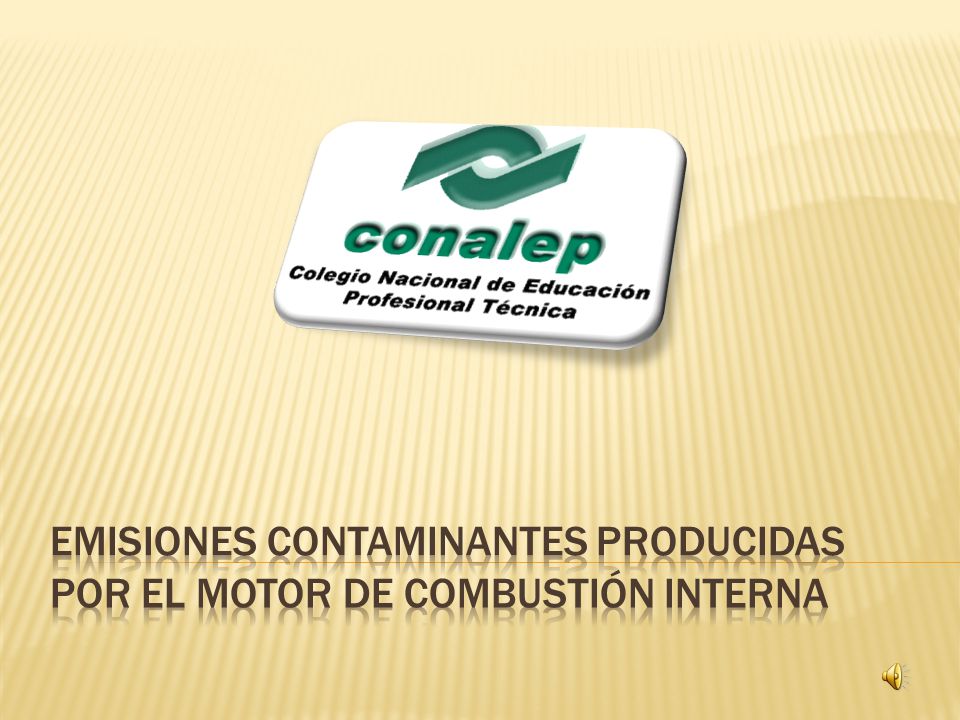 Emisiones contaminantes producidas por el motor de combustión interna