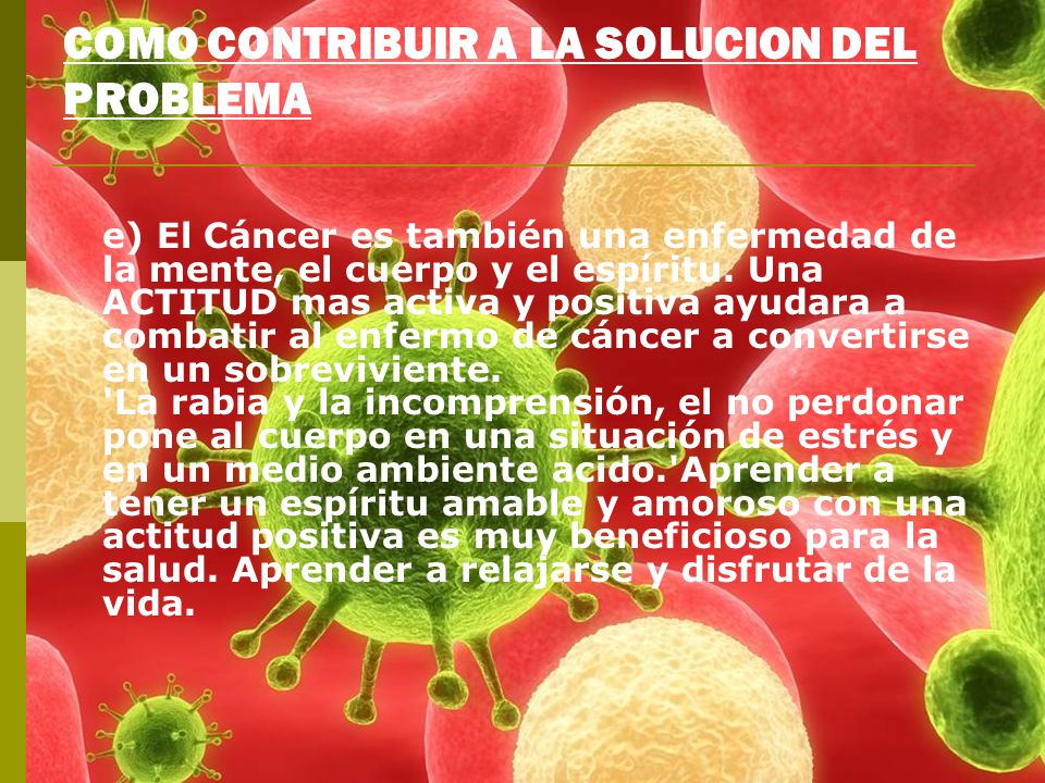 COMO CONTRIBUIR A LA SOLUCION DEL PROBLEMA