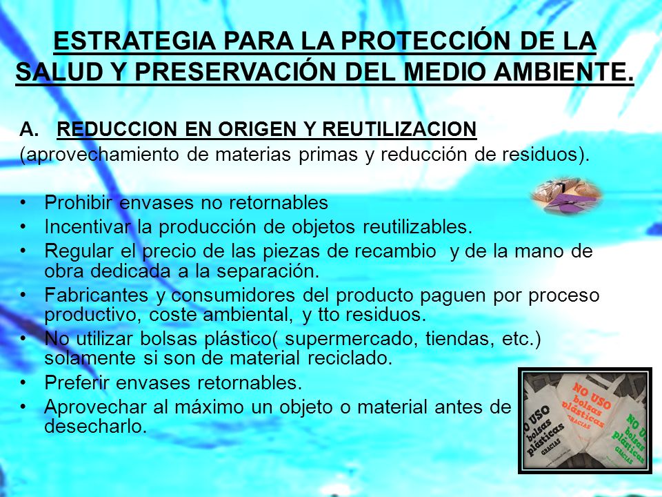 ESTRATEGIA PARA LA PROTECCIÓN DE LA SALUD Y PRESERVACIÓN DEL MEDIO AMBIENTE.