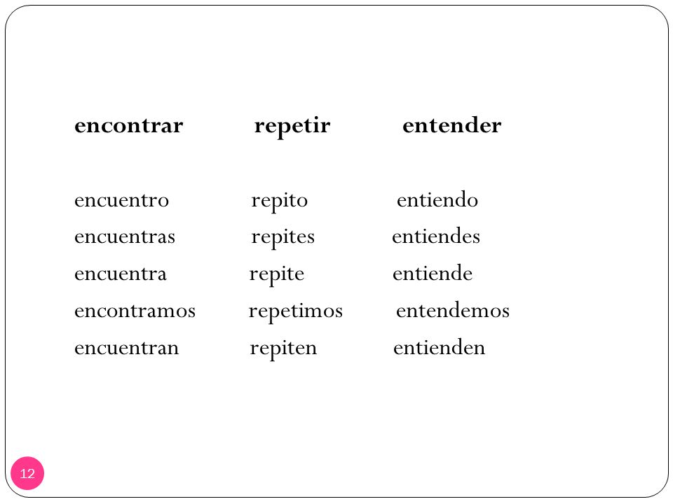 encontrar repetir entender