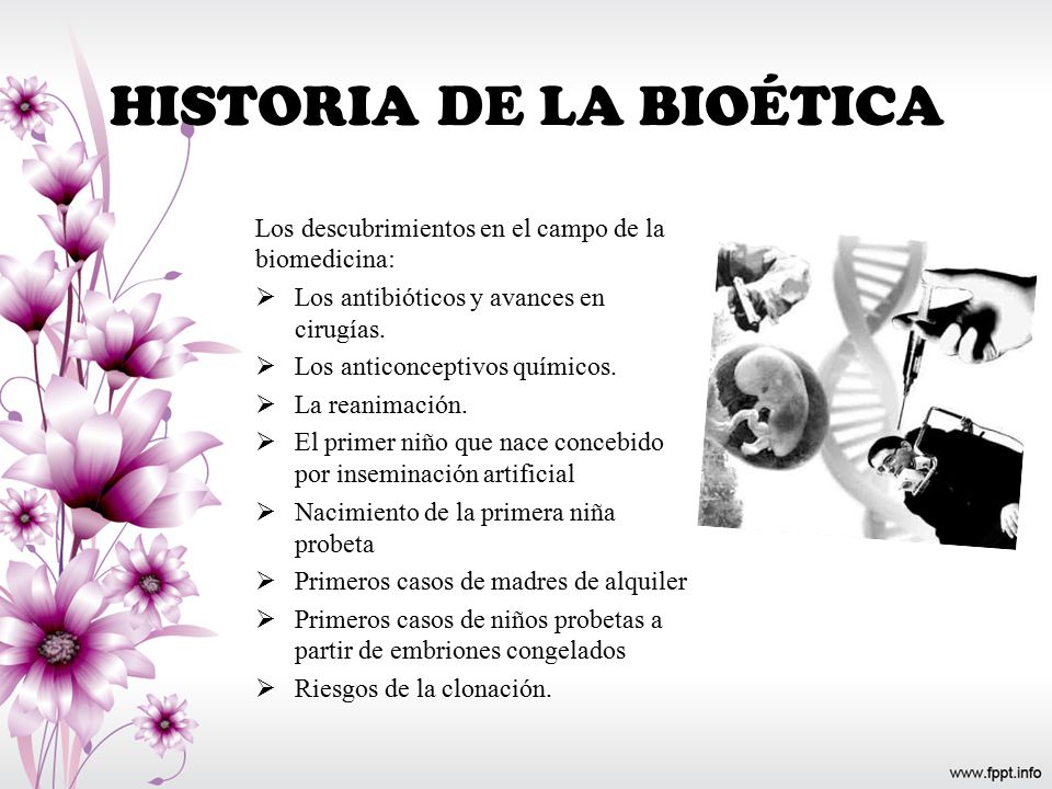HISTORIA DE LA BIOÉTICA