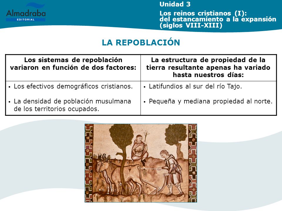 Los sistemas de repoblación variaron en función de dos factores: