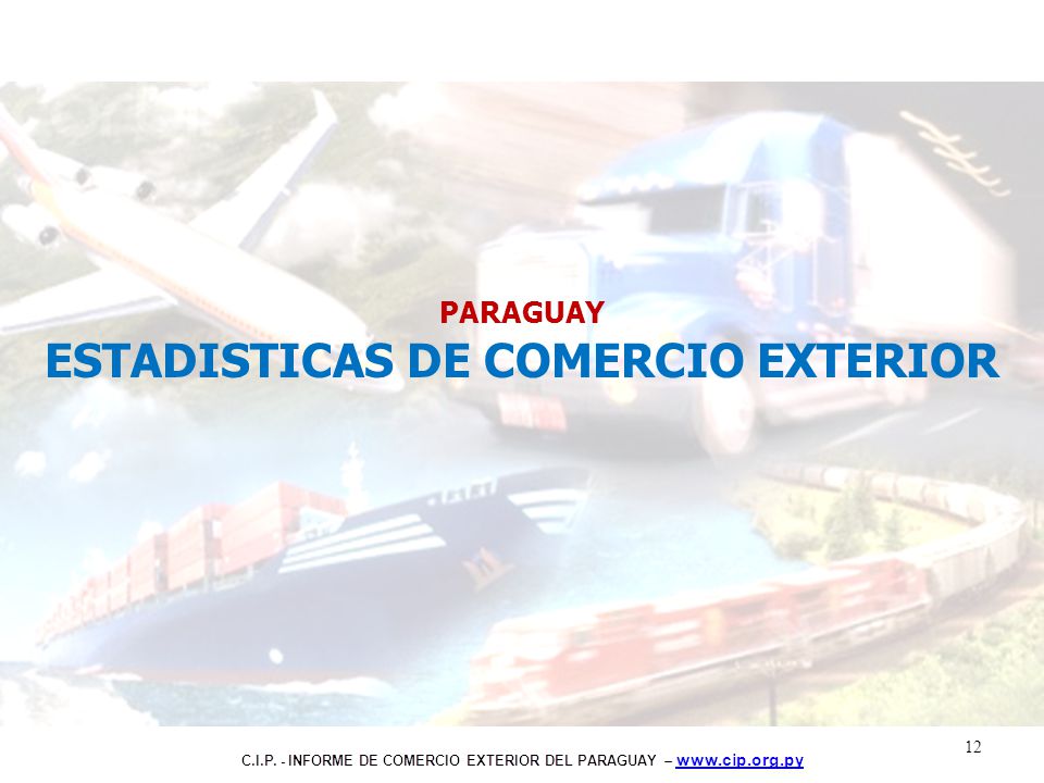 ESTADISTICAS DE COMERCIO EXTERIOR