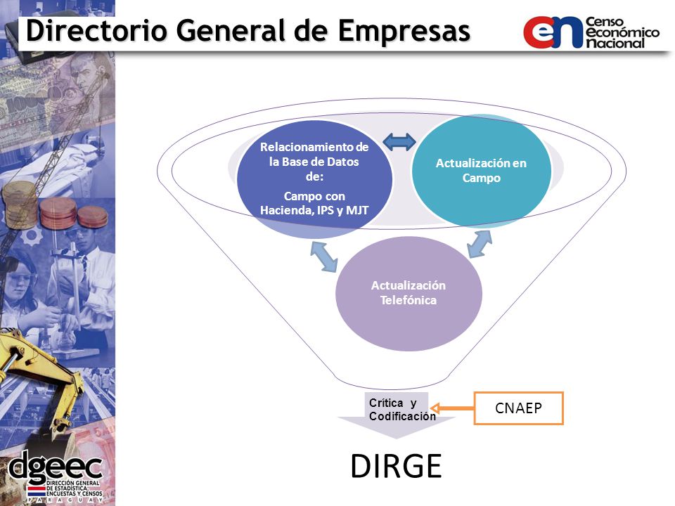 DIRGE Directorio General de Empresas CNAEP