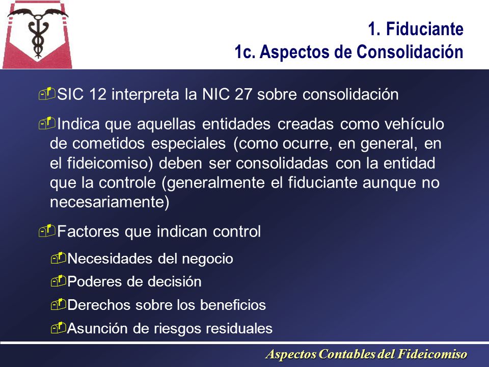 1c. Aspectos de Consolidación