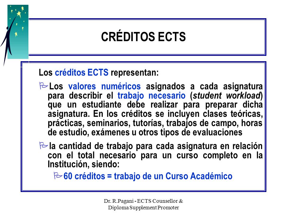 Dr. R.Pagani - ECTS Counsellor & Diploma Supplement Promoter