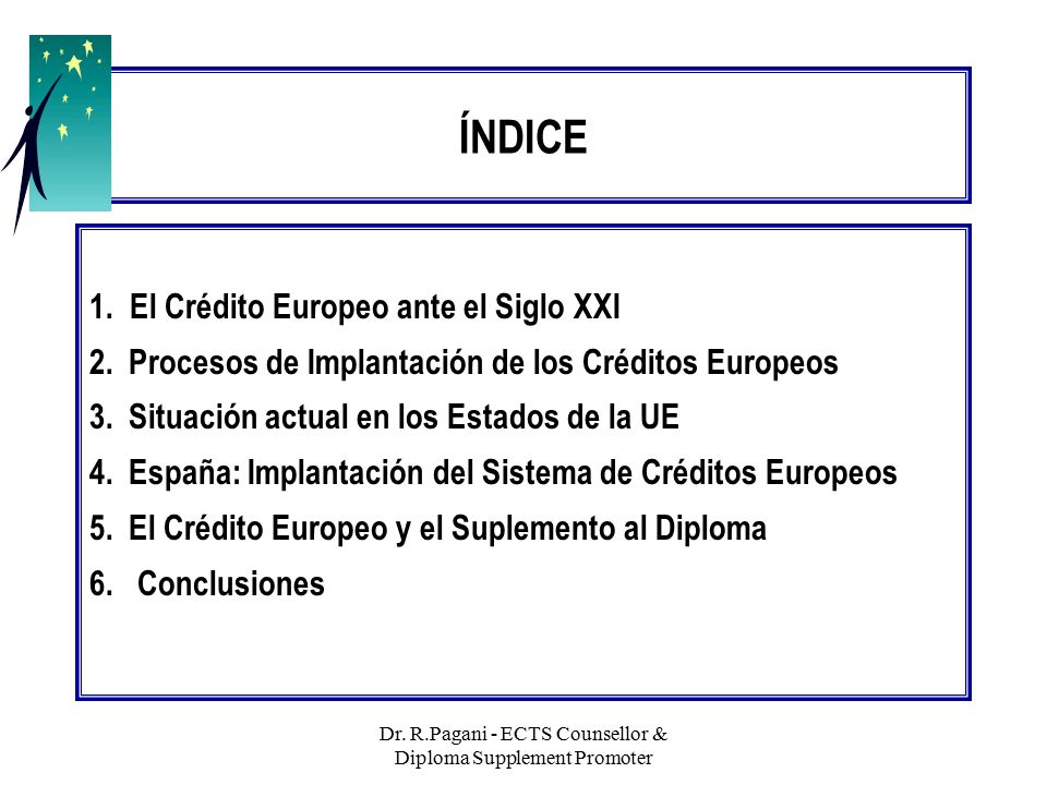 Dr. R.Pagani - ECTS Counsellor & Diploma Supplement Promoter