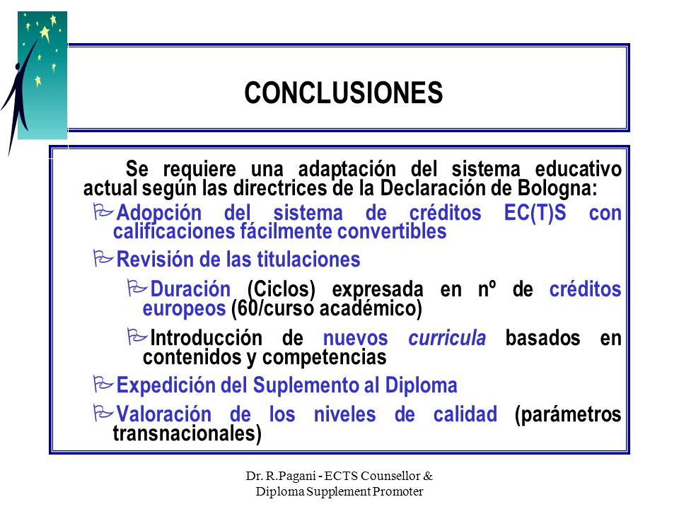 Dr. R.Pagani - ECTS Counsellor & Diploma Supplement Promoter