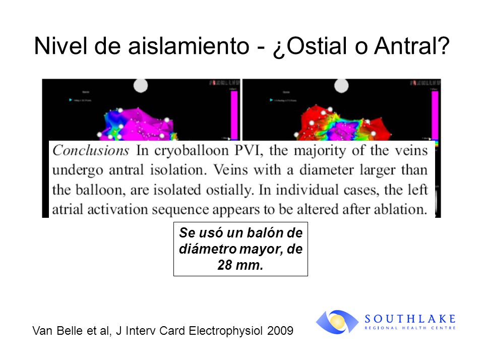 Se usó un balón de diámetro mayor, de 28 mm.