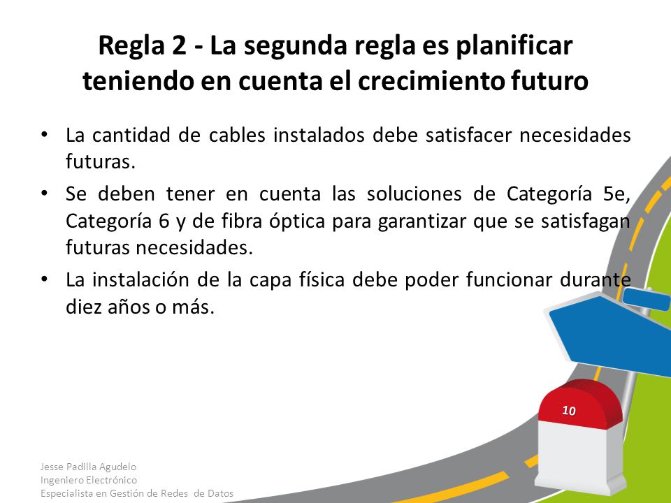 Regla 2 - La segunda regla es planificar teniendo en cuenta el crecimiento futuro