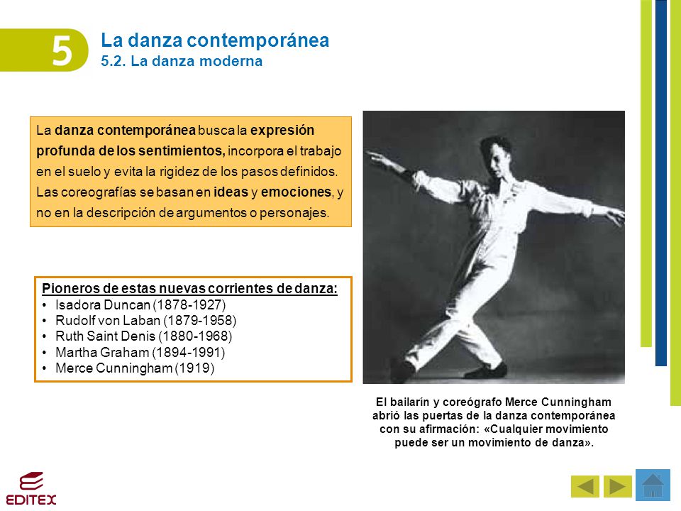 La danza contemporánea