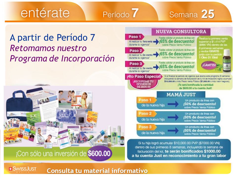 A partir de Período 7 Retomamos nuestro Programa de Incorporación