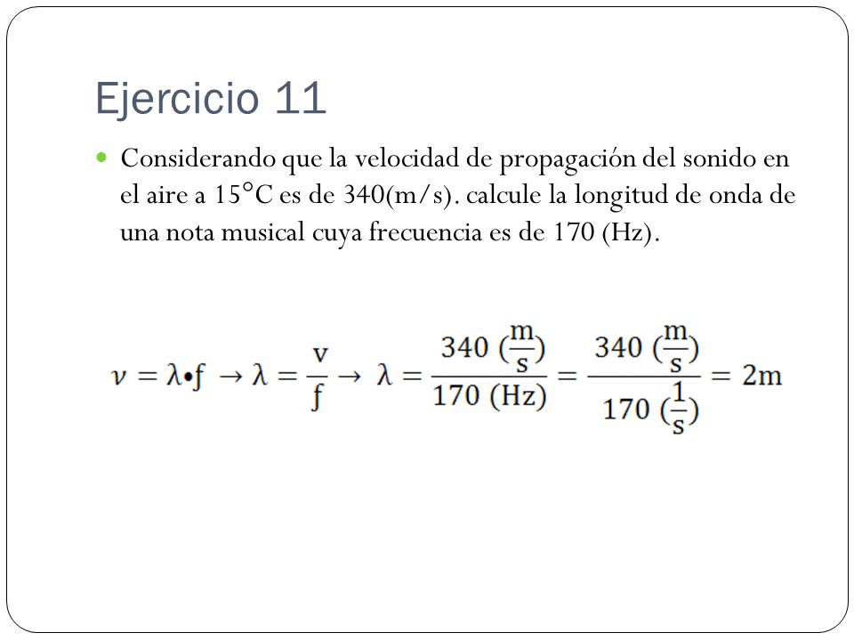 Calcular frecuencia, periodo y rapidez de propagación de una onda - ppt  video online descargar