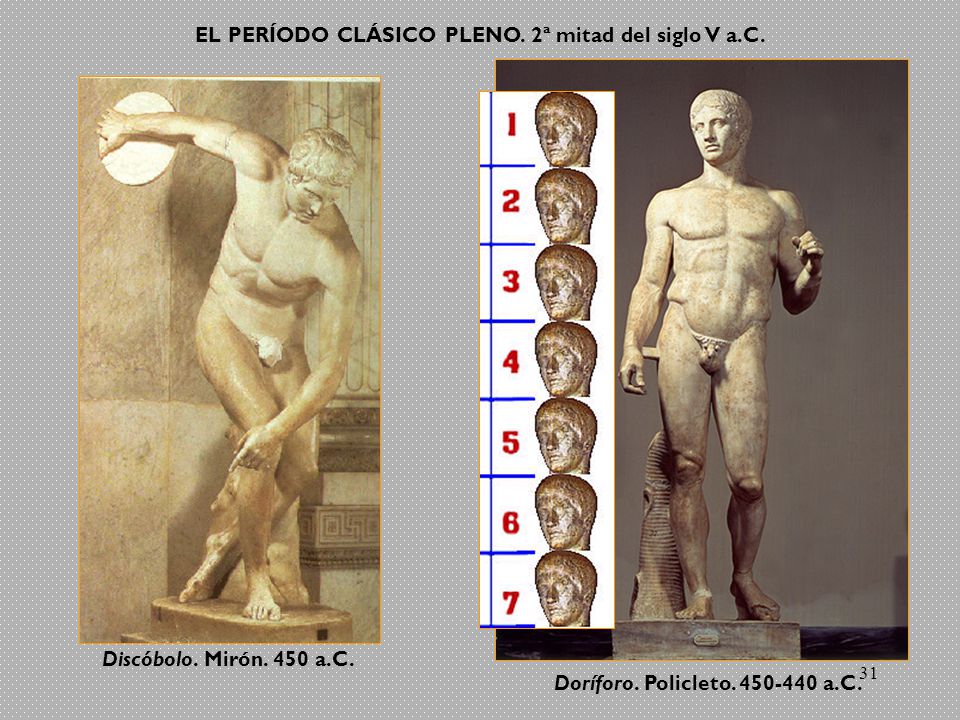 EL PERÍODO CLÁSICO PLENO. 2ª mitad del siglo V a.C.