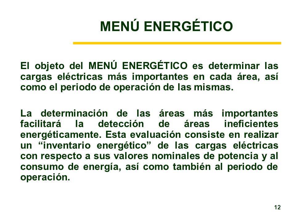 MENÚ ENERGÉTICO