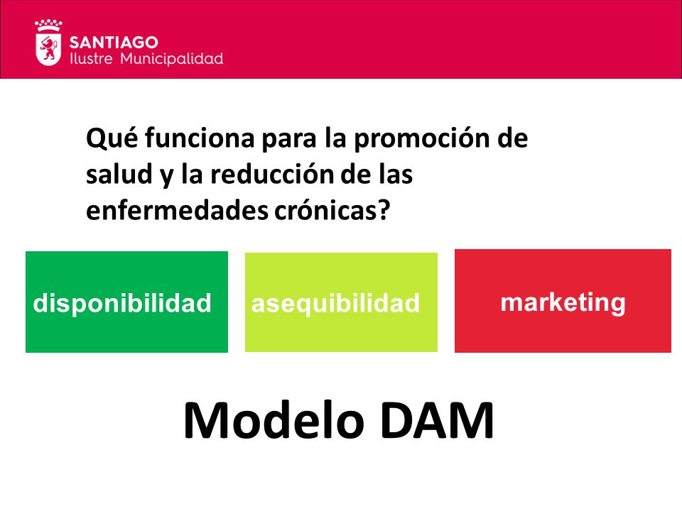 Qué funciona para la promoción de salud y la reducción de las enfermedades crónicas