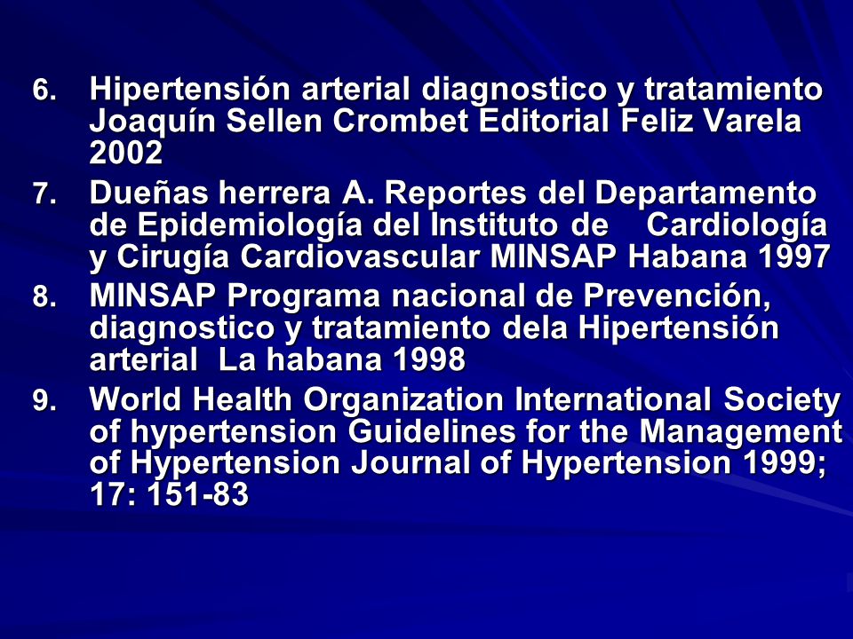 Hipertensión arterial diagnostico y tratamiento Joaquín Sellen Crombet Editorial Feliz Varela 2002