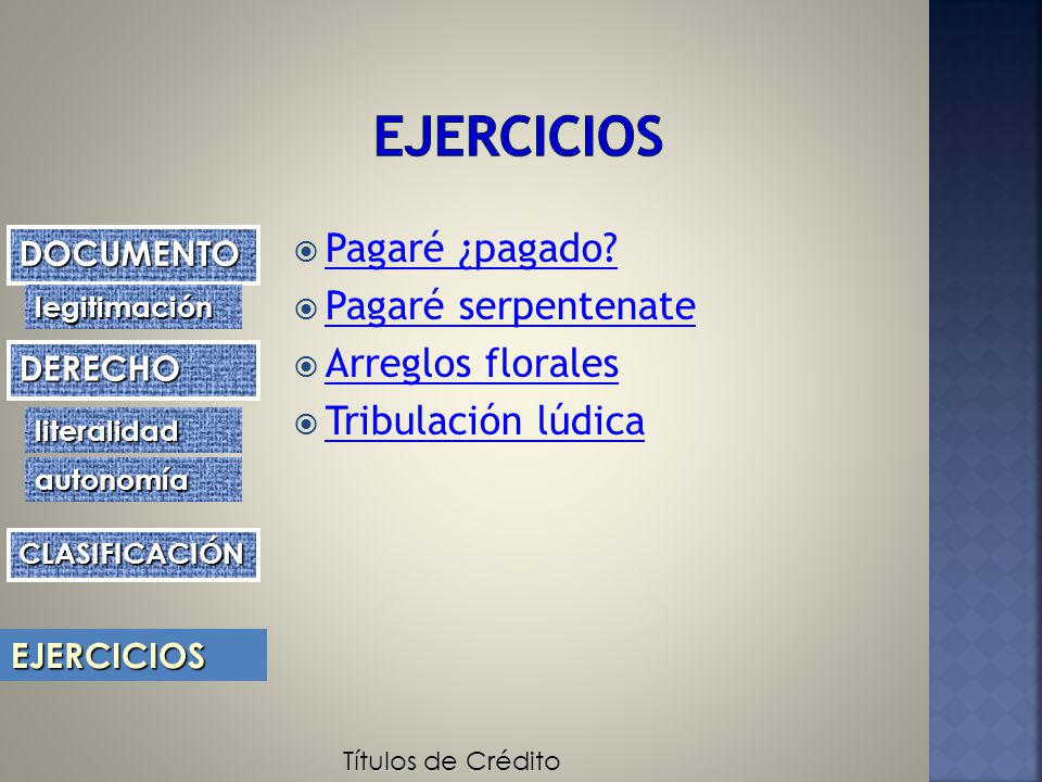 EJERCICIOS Pagaré ¿pagado Pagaré serpentenate Arreglos florales