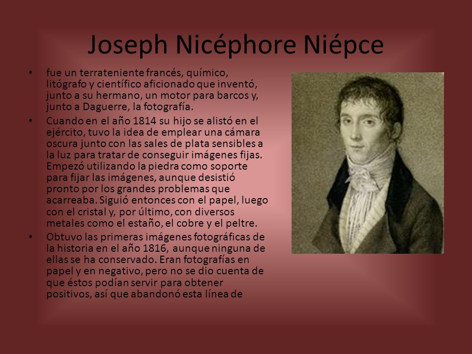 Joseph Nicéphore Niépce