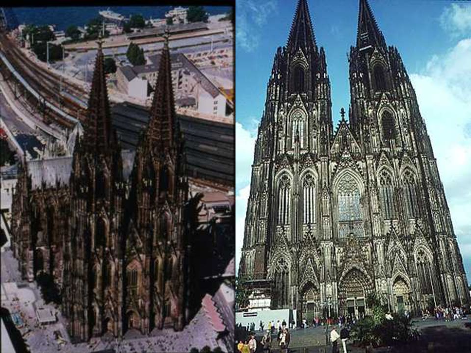 Todos los elementos de la construcción, los soportes, arcos, cubiertas, etc., se conciben en función de esta idea primordial, la de conseguir un marcado movimiento ascendente.