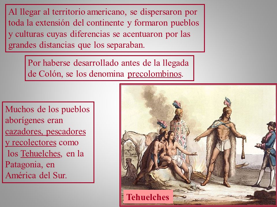 Al llegar al territorio americano, se dispersaron por