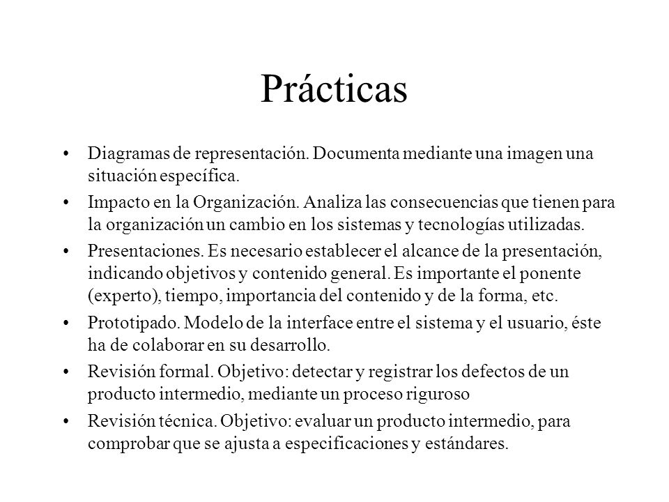 Prácticas Diagramas de representación. Documenta mediante una imagen una situación específica.