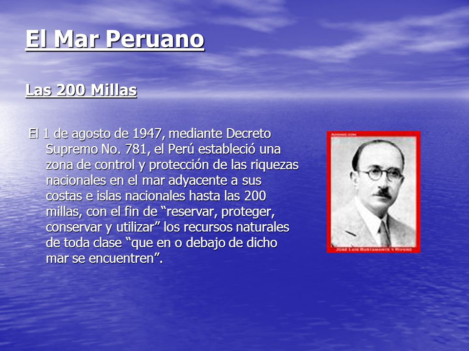El Mar Peruano Las 200 Millas