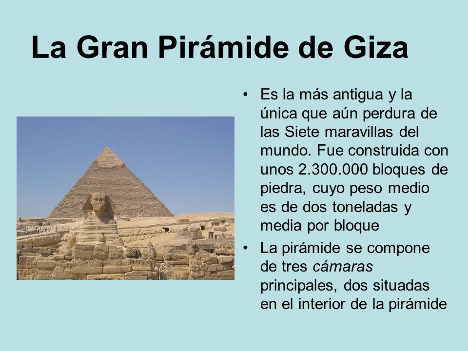 La Gran Pirámide de Giza