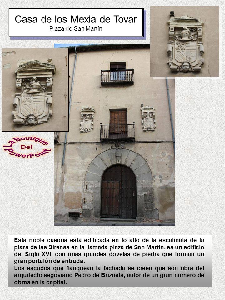 Casa de los Mexia de Tovar Plaza de San Martín