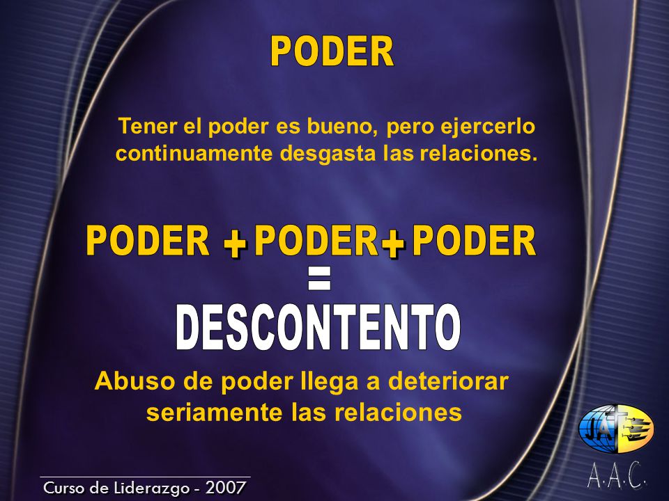 Abuso de poder llega a deteriorar seriamente las relaciones
